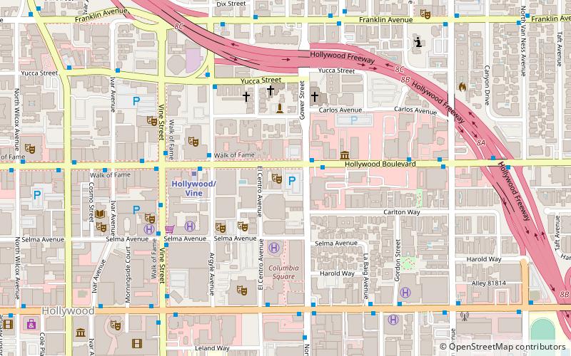 Fonda Theatre location map