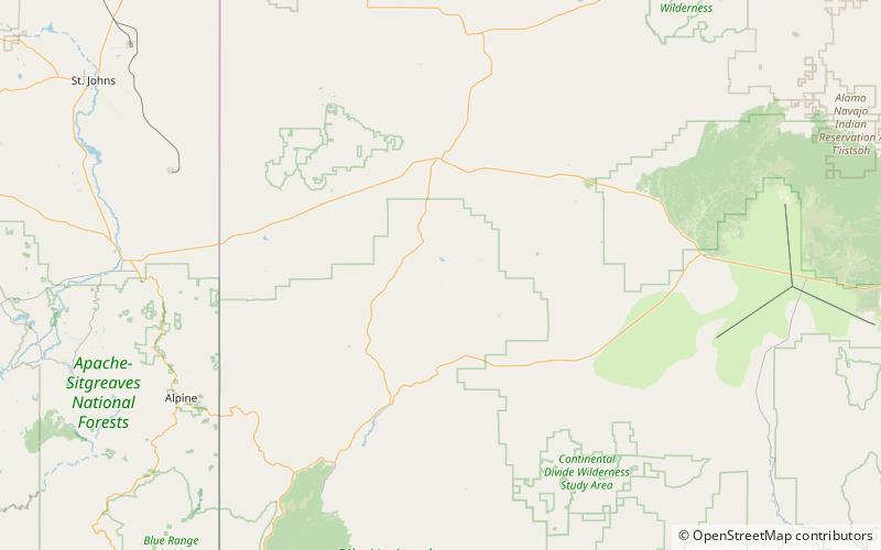 el caso lookout complex bosque nacional gila location map