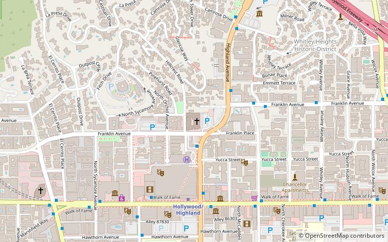Hollywood United Methodist Church location map
