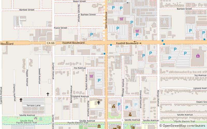 Fontana location map