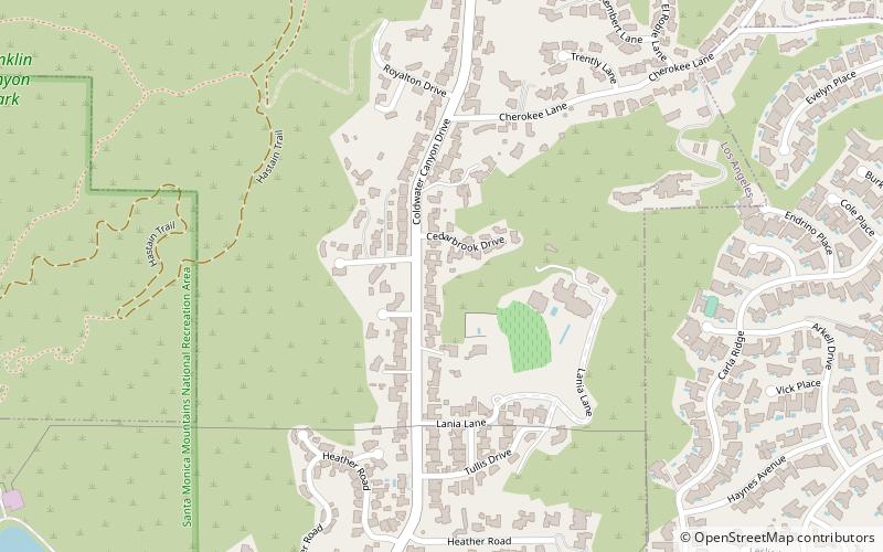 Coldwater Canyon location map
