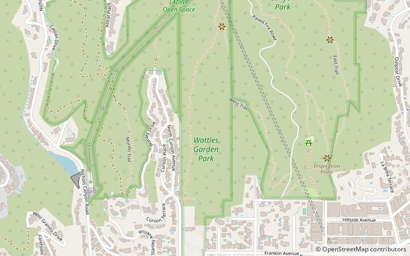 Wattles Mansion location map