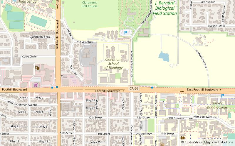 Claremont School of Theology location map