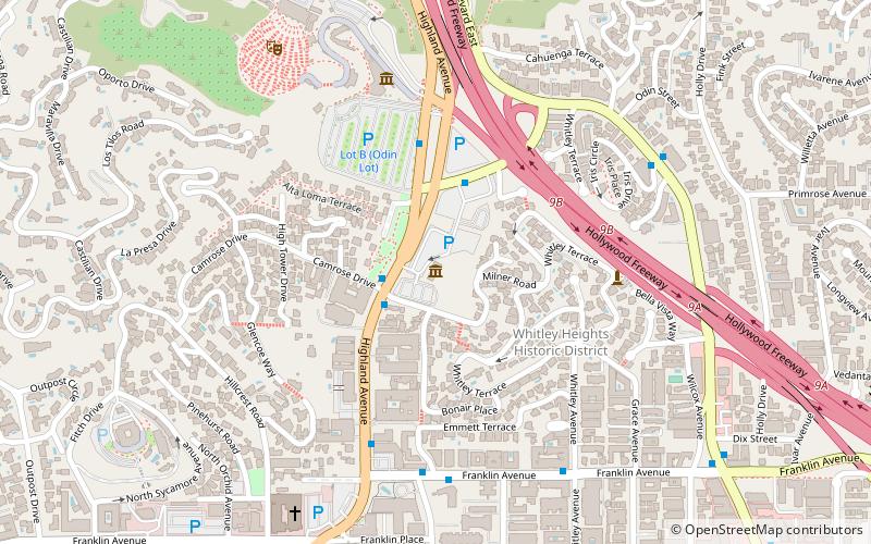 Lasky-DeMille Barn location map