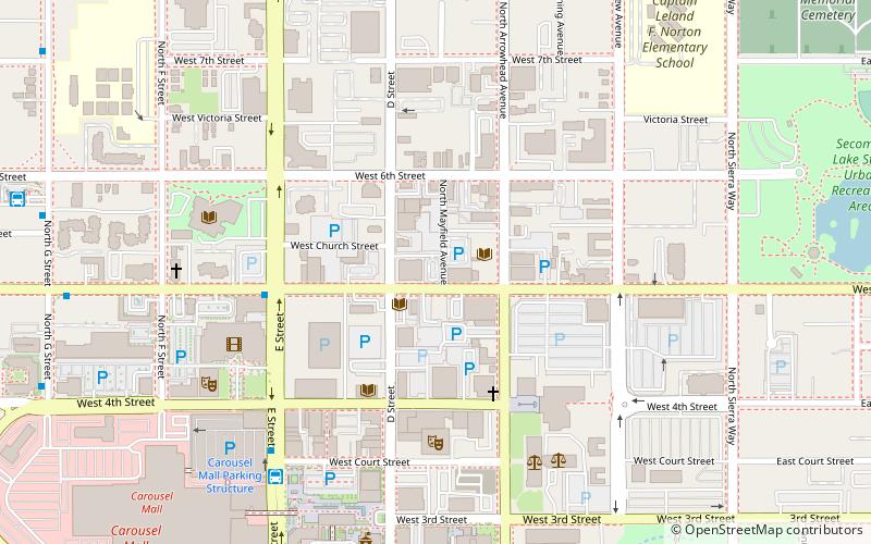 San Bernardino Downtown Station location map