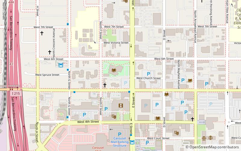Norman F. Feldheym Central Library location map