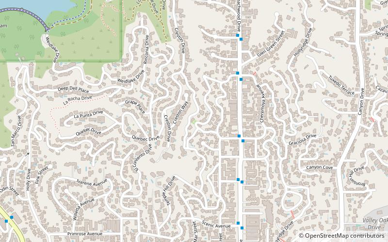 the hollywood sculpture garden burbank location map