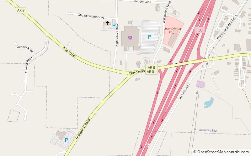 C. E. Thompson General Store and House location map