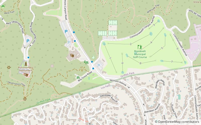 roosevelt municipal golf course los angeles location map