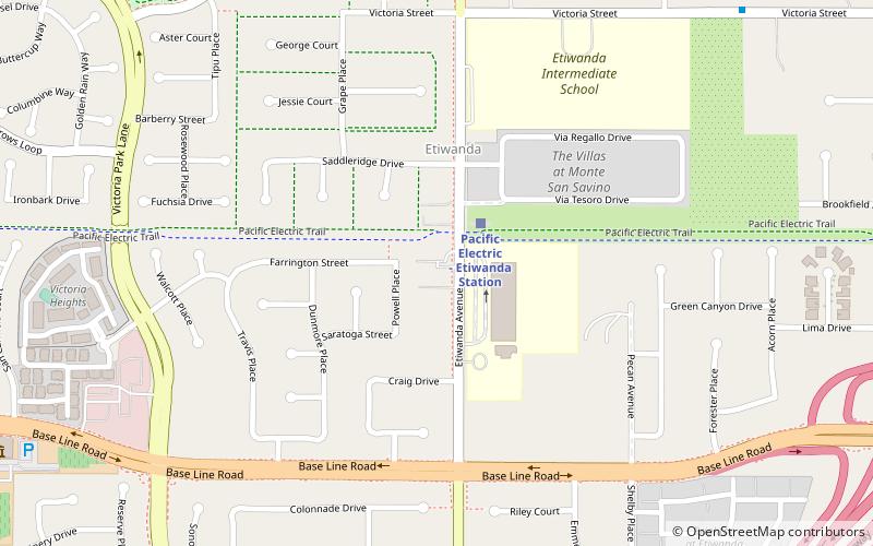 Etiwanda location map