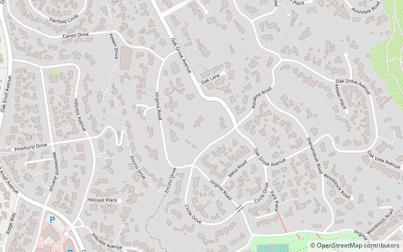 Katherine Emery Estate location map