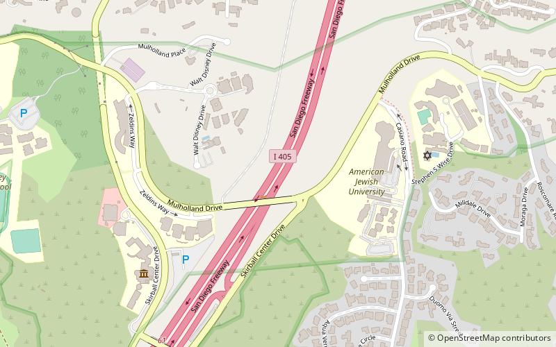 Sepulveda Pass location map