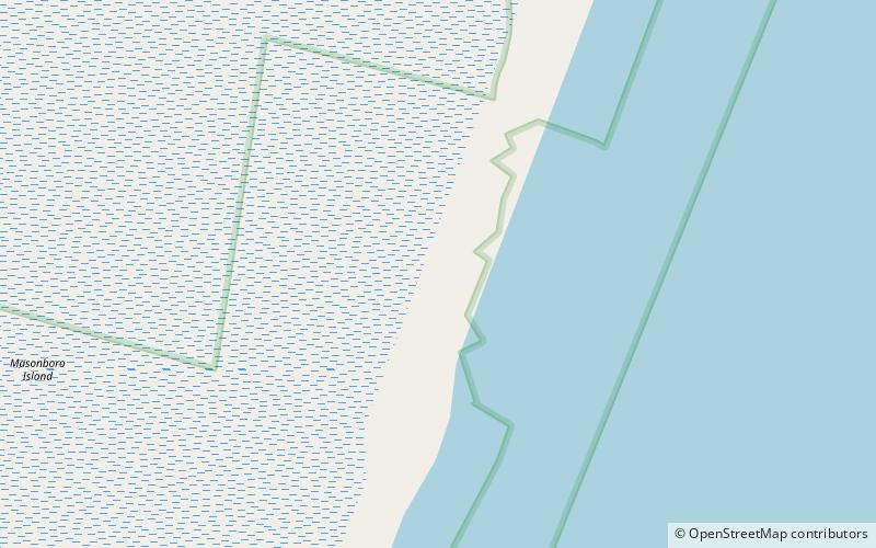 Masonboro Island location map