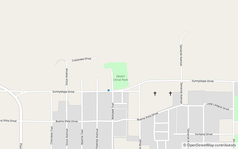 Desert Christ Park location map