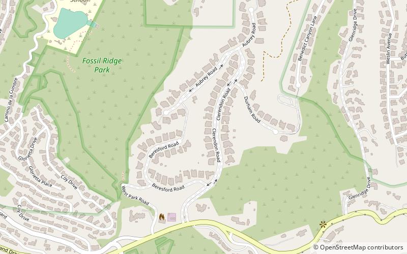 Mulholland Estates location map