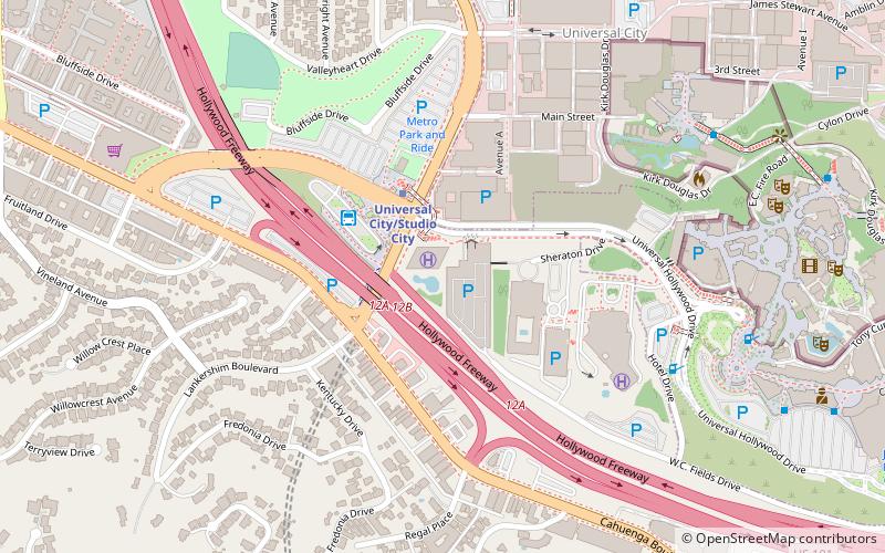 10 Universal City Plaza location map