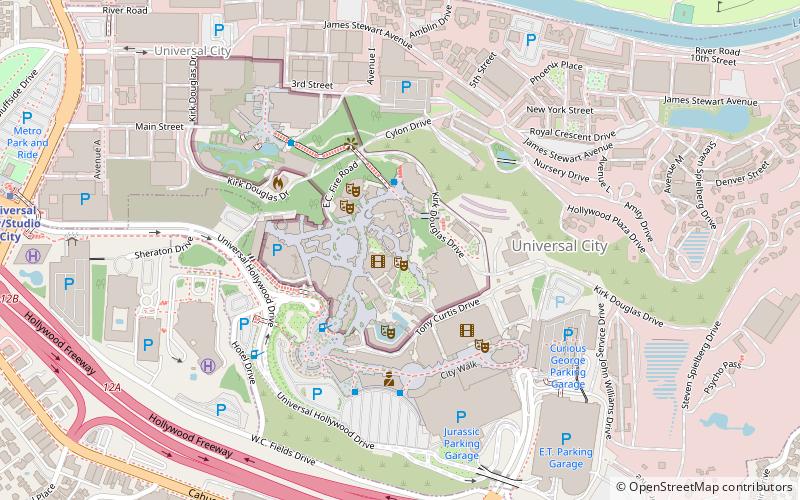 The Wizarding World of Harry Potter location map