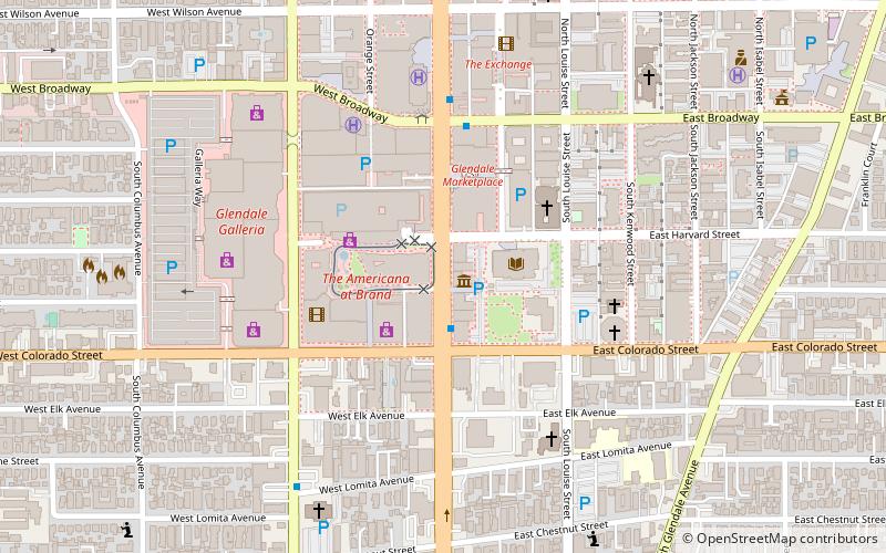 Museum of Neon Art location map