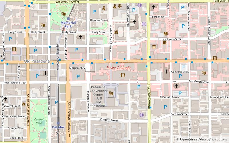 Paseo Colorado location map