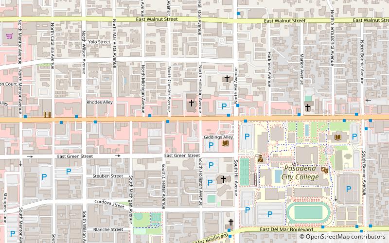 Foothill Boulevard Milestone location map