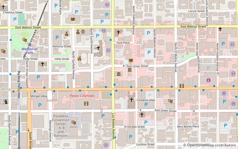 Pacific Asia Museum location map