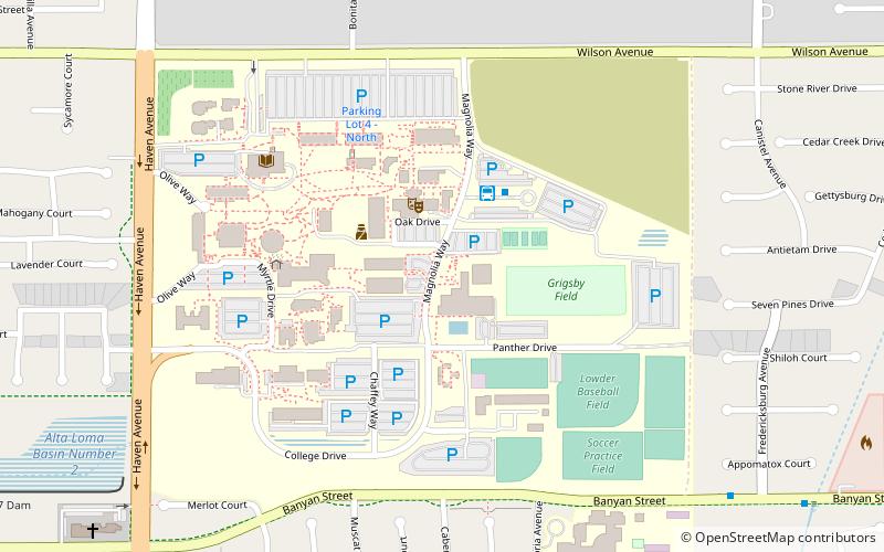 Chaffey College location map