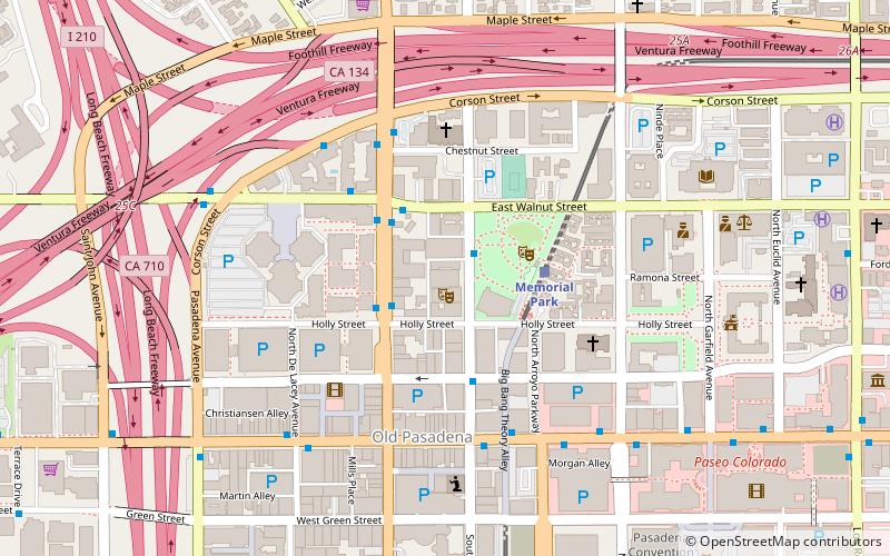 Armory Center for the Arts location map