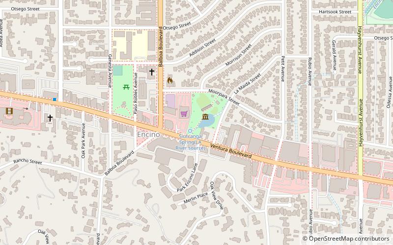 Rancho Los Encinos location map