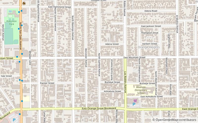 Garfield Avenue location map