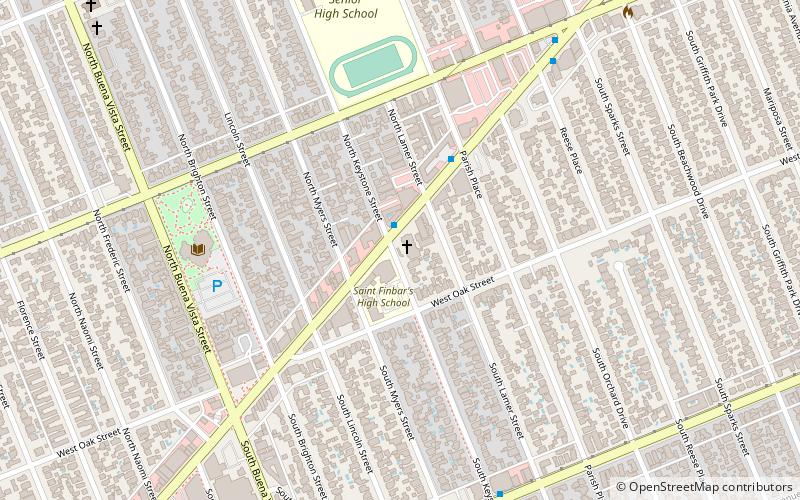 St. Finbar School location map