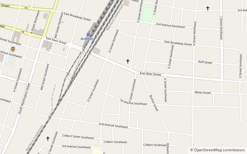 Black Theater of Ardmore location map