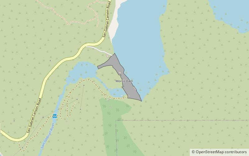 Morris Dam location map