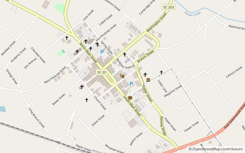 Abbeville Opera House location map
