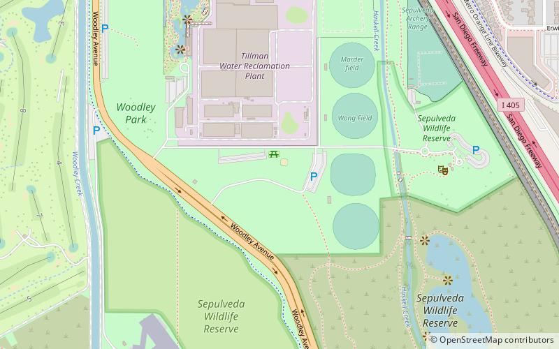 Woodley Avenue Park location map