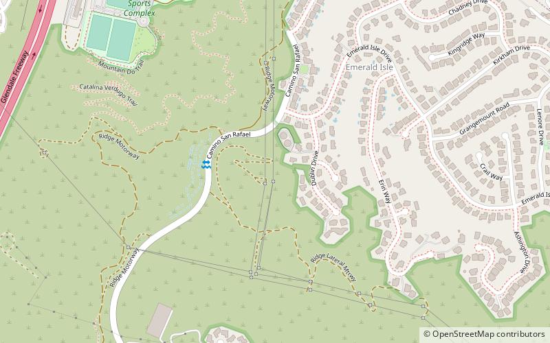 San Rafael Hills location map