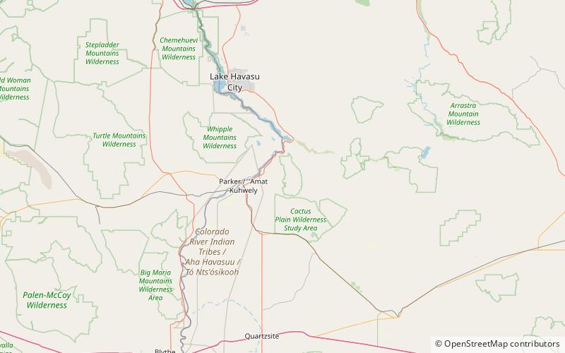 Park Stanowy Buckskin Mountain location map