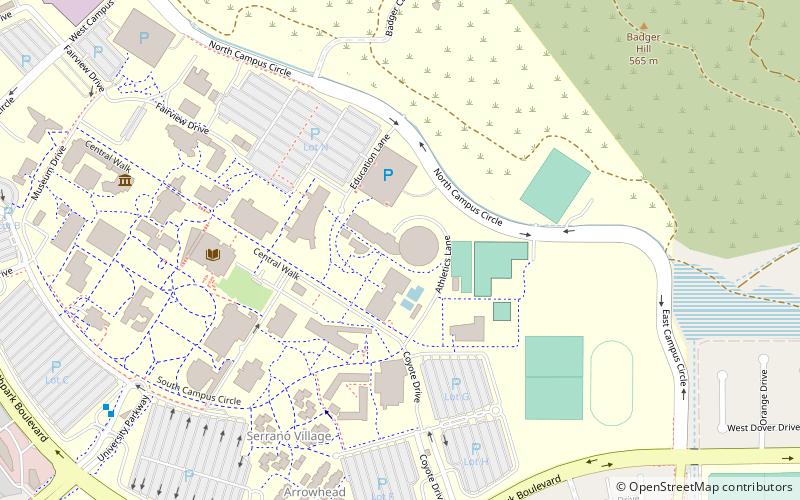 Coussoulis Arena location map
