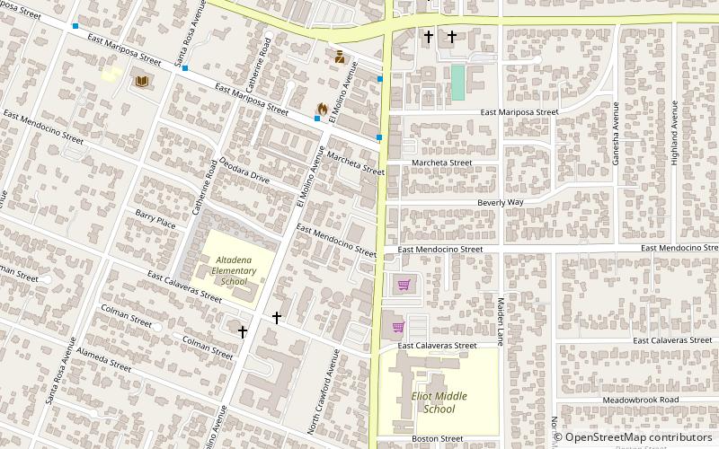 Altadena location map