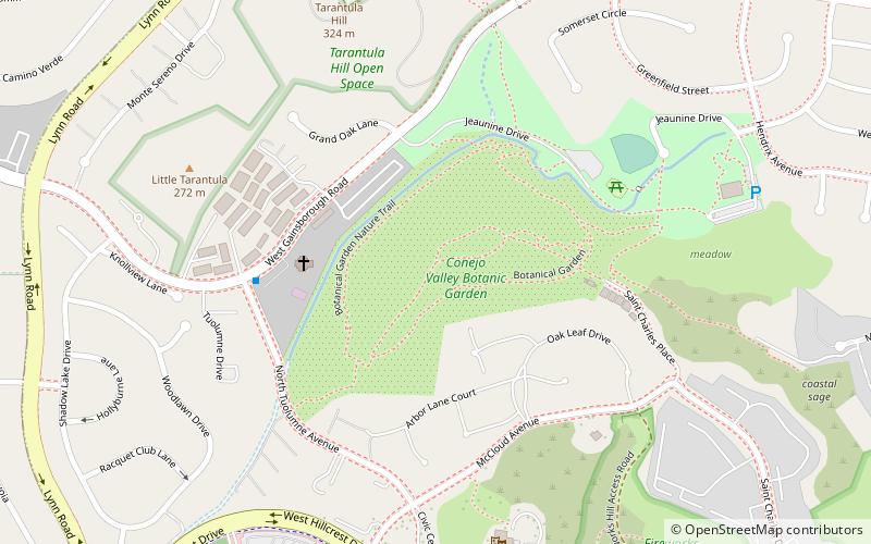 Conejo Valley Botanic Garden location map