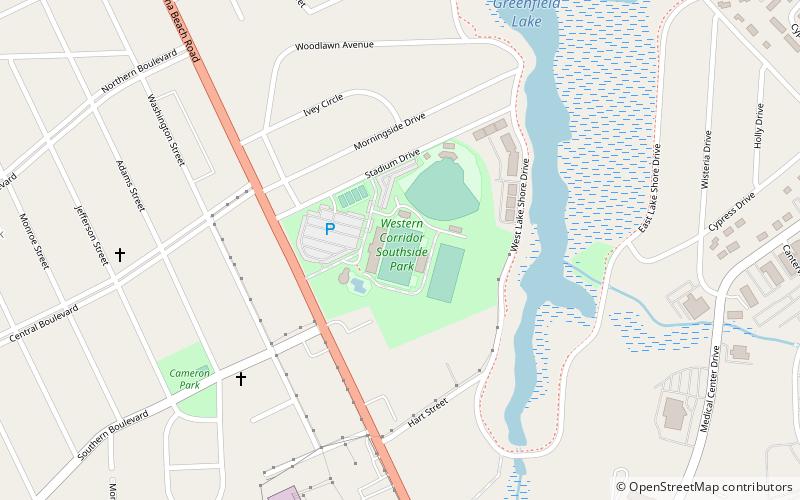 Legion Stadium location map