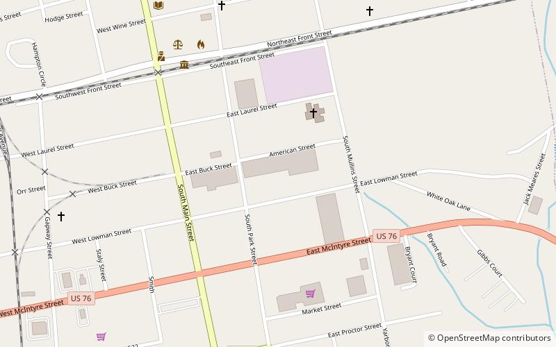 Liberty Warehouse location map