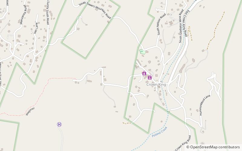 crown king ranger station foret nationale de prescott location map