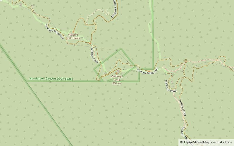 Verdugo Mountains location map