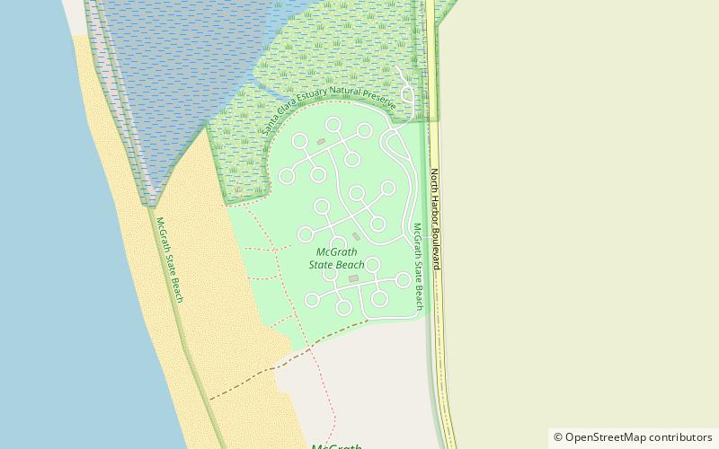 McGrath State Beach location map