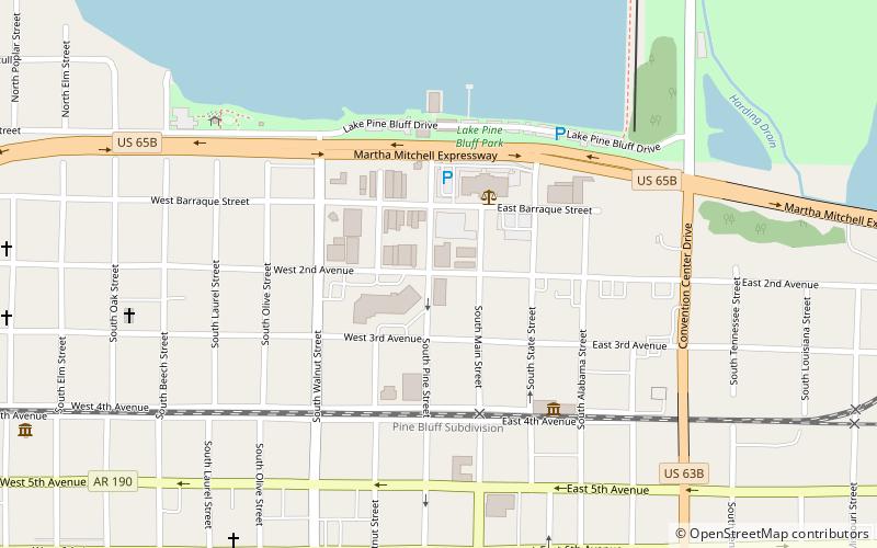 Saenger Theatre location map