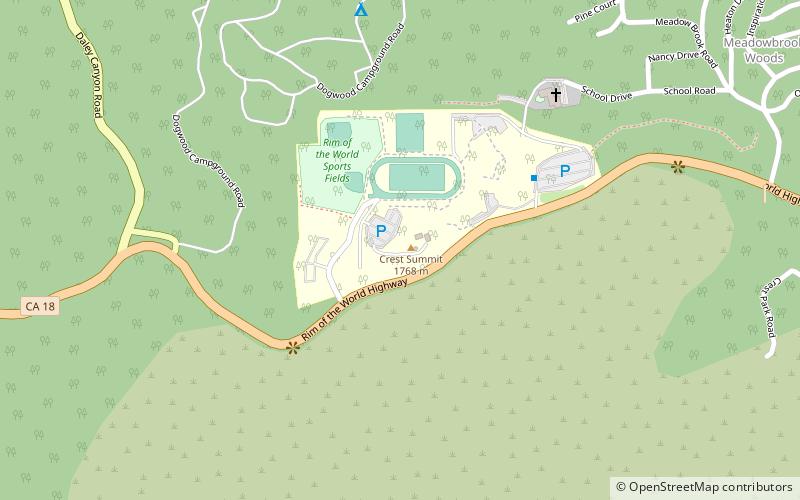 robert brownlee observatory san gorgonio wilderness location map