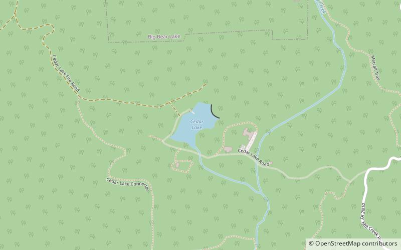 Cedar Lake location map