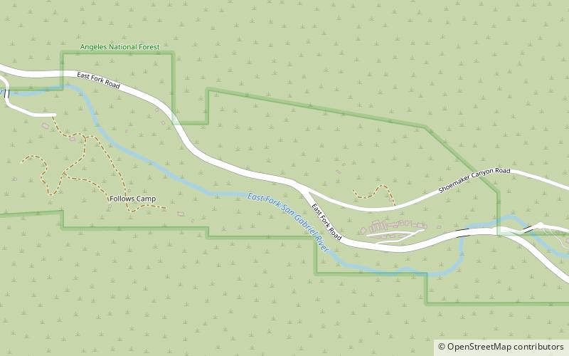 East Fork Road location map