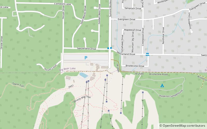 Snow Summit Mountain Resort location map