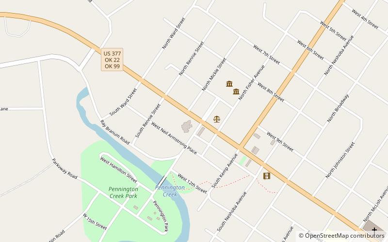 Tishomingo City Hall location map